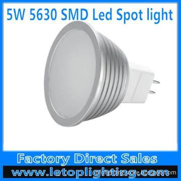 2013 Hot selling MR16 base  5W 5630 SMD led spot light